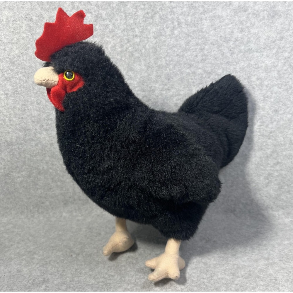 Adore Plush Chicken Hen Stuffed Animal Toy Farm Rooster 11" Realistic Soft Cute